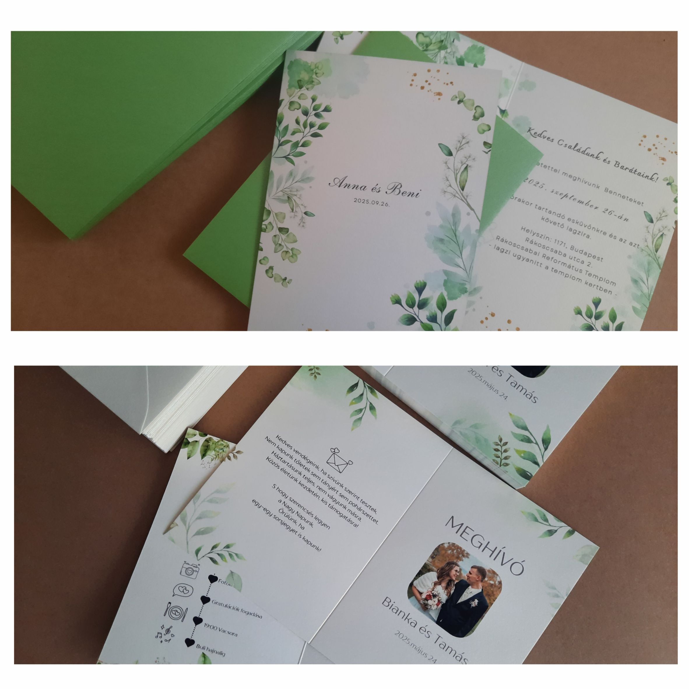 Canva esküvői meghívók web4 canva esküvői meghívó kinyitható